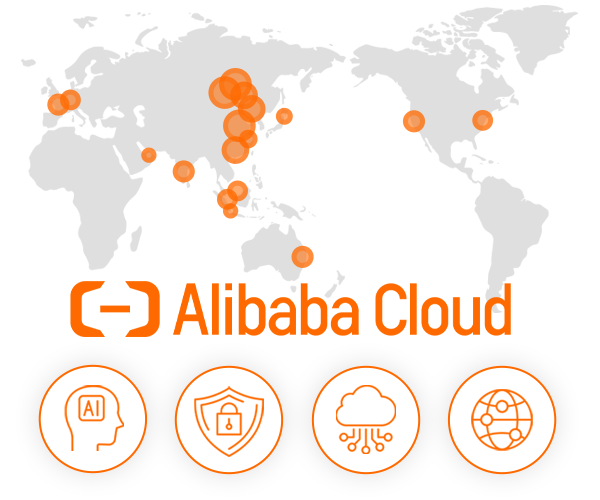 Alibaba Cloud map